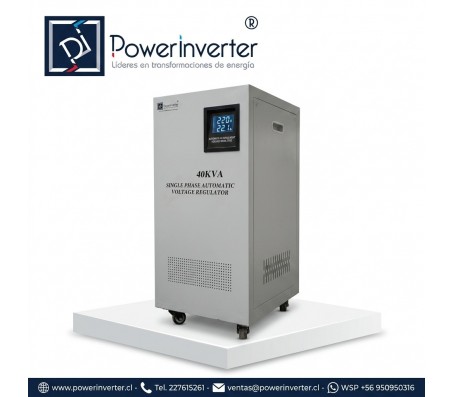 ESTABILIZADOR MONOFÁSICO 220VAC 40.000VA SERVO-MOTOR-CONTROL